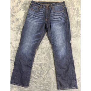 Cremeux Premium Denim Mens Straight Leg Jeans Size 34X30
